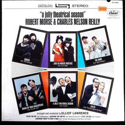 Sale Photo Thumbnail #338: Robert Morse & Charles Nelson Reilly A Jolly Theatrical Season Capitol Records Stereo LP