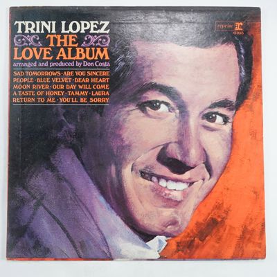 Sale Photo Thumbnail #350: Trini Lopez, The Love Album Vintage Vinyl Record