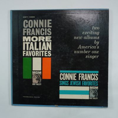 Sale Photo Thumbnail #365: Connie Francis More Italian Favorites Vintage Vinyl LP