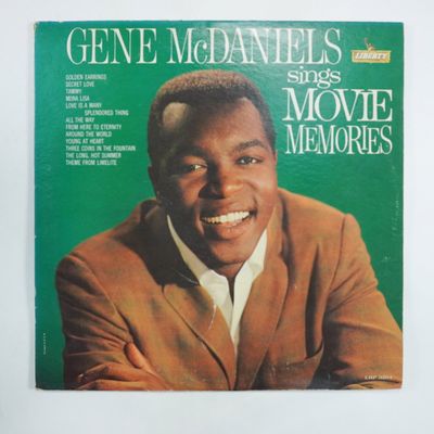 Sale Photo Thumbnail #274: Gene McDaniels, Movie Memories Vintage Vinyl Record