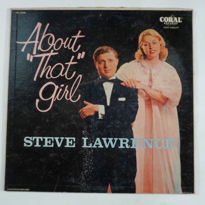 Sale Photo Thumbnail #344: Steve Lawrence About That Girl Vintage Vinyl Record