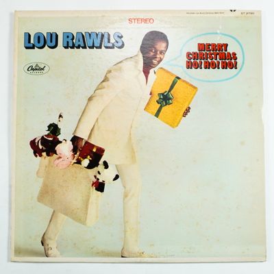 Sale Photo Thumbnail #540: Lou Rawls, Merry Christmas Ho! Ho! Ho! Vintage Vinyl LP, Stereo