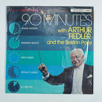 Sale Photo Thumbnail #481: 90 Minutes With Arthur Fiedler And The Boston Pops Vintage Vinyl Record