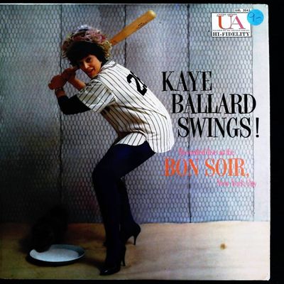 Sale Photo Thumbnail #178: Kaye Ballard Swings! Vintage United Artists HI-FIDELITY LP UAL 3043