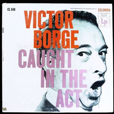 Sale Photo Thumbnail #611: Victor Borge Caught in the Act Columbia Six Eye Vinyl LP