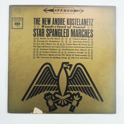 Sale Photo Thumbnail #382: Andre Kostelanetz Star Spangled Marches Vintage Vinyl LP, Columbia CS 8518