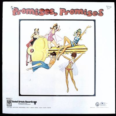 Sale Photo Thumbnail #550: Vintage Promises Promises Promotional Record Album Cover