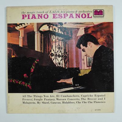 Sale Photo Thumbnail #181: Lalo Schifrin Piano Espanol Vintage Vinyl LP Latin Jazz 1962
