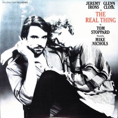 Sale Photo Thumbnail #595: Jeremy Irons and Glenn Close, The Real Thing Original Cast Recording LP