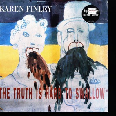 Sale Photo Thumbnail #549: Karen Finley The Truth Is Hard To Swallow Album Sleeve