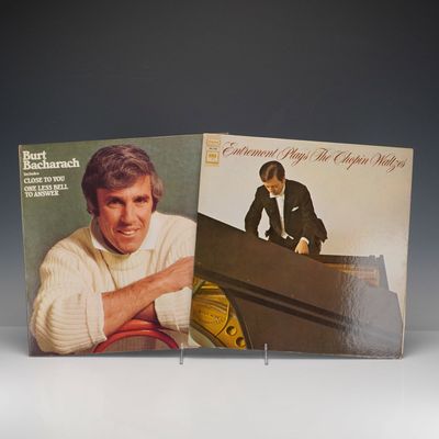 Sale Photo Thumbnail #613: 2pc Burt Bacharach and Entremont Plays Chopin Waltzes Vinyl Records