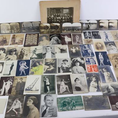 Sale Photo Thumbnail #398: Group of Assorted Postcards and Photos