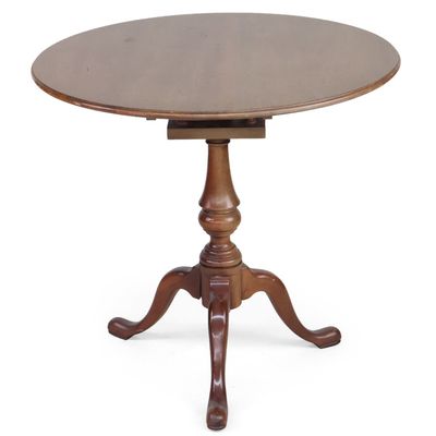 Sale Photo Thumbnail #47: Queen Anne Style Mahogany Tilt Top Table