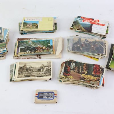 Sale Photo Thumbnail #404: Large 1900's Group of Vintage PA and Virginia Postcards
