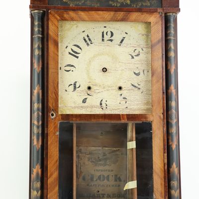 Sale Photo Thumbnail #9: Antique H. Hart & Son, Goshen, CT Shelf Clock