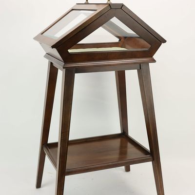 Sale Photo Thumbnail #102: Vintage Edwardian Style Inlaid Fruitwood Sewing Table