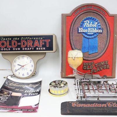 Sale Photo Thumbnail #261: Vintage Group of Bar Related Advertising Items