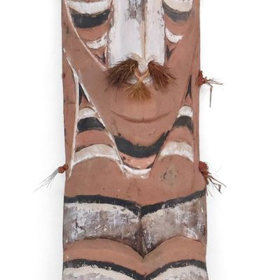 Sale Photo Thumbnail #370: Papua New Guinea Painted Wood Ceremonial Mask