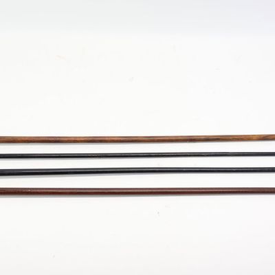 Sale Photo Thumbnail #306: Vintage Group of 4 Gold Tone Handled Wood Canes