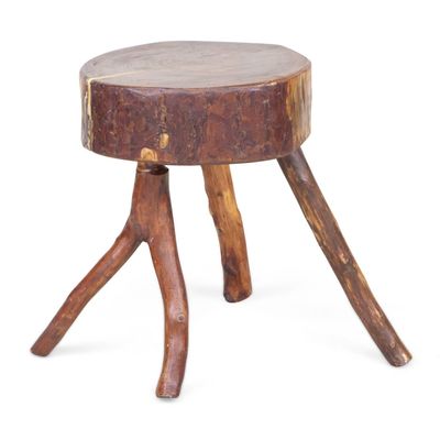 Sale Photo Thumbnail #41: Tripod Tree Stump Stool