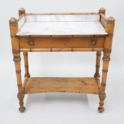Sale Photo Thumbnail #101: Victorian Bamboo Style Washstand