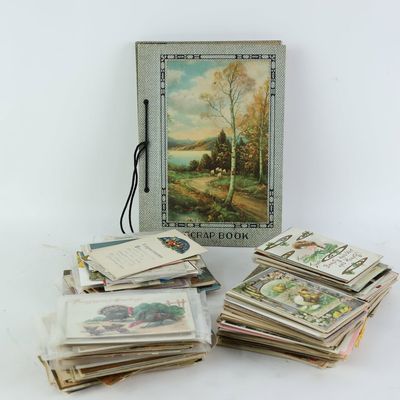 Sale Photo Thumbnail #396: 1900's Large Group of Assorted Christmas and Holiday Postcards