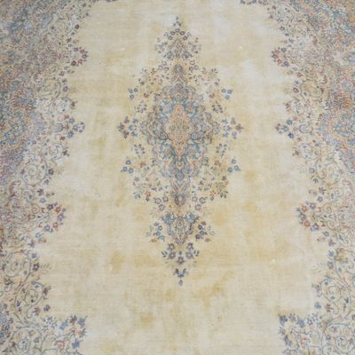 Sale Photo Thumbnail #168: Large Room Size Kerman Style Carpet
