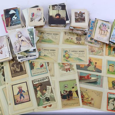Sale Photo Thumbnail #397: 1900's Large Group of Assorted Postcards