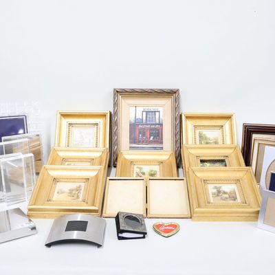 Sale Photo Thumbnail #188: Large Group of Assorted Picture and Table Frames