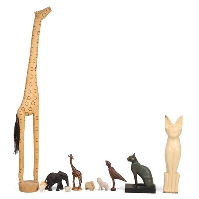 Sale Photo Thumbnail #375: Ten Assorted Animal Figures