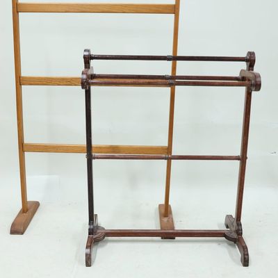 Sale Photo Thumbnail #129: Two Vintage Wooden Quilt/Blanket Racks