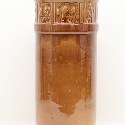 Sale Photo Thumbnail #213: Brown Glazed Ceramic Umbrella Stand