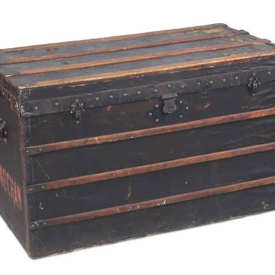 Sale Photo Thumbnail #30: Vintage J. Bohet Steamer Trunk