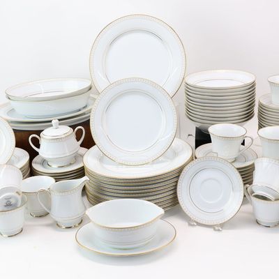 Sale Photo Thumbnail #244: Noritake Barrington Dinnerware Service For Twelve