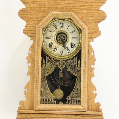 Sale Photo Thumbnail #6: Antique Gilbert Gingerbread Clock