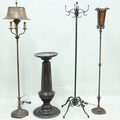 Sale Photo Thumbnail #79: Vintage Brass Six Light Floor Lamp