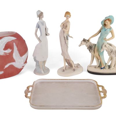 Sale Photo Thumbnail #290: Lladro Nurse with Charts Porcelain Figure