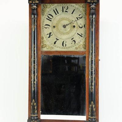 Sale Photo Thumbnail #24: Antique Burr & Chittenden, Lexington, MA Shelf Clock