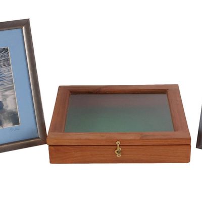 Sale Photo Thumbnail #219: Oak Tabletop Shadowbox