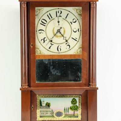 Sale Photo Thumbnail #23: Riley Whiting 8 Day Shelf Clock