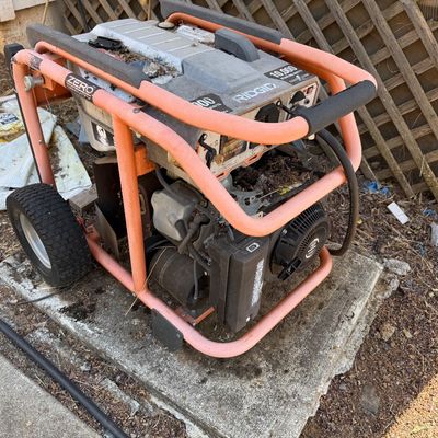 Whole house generator gas. Works great key start