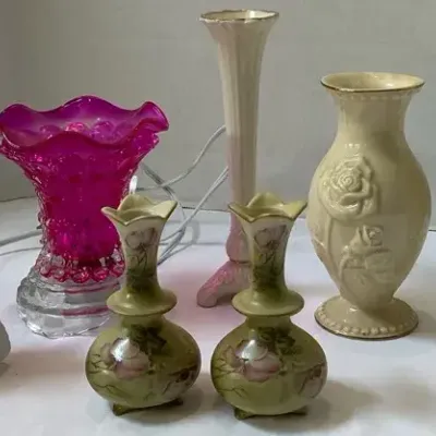 Vintage Vase Set And More 