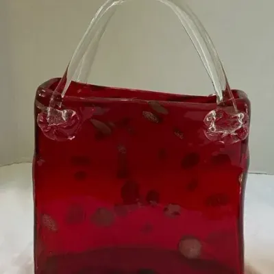 Glass Purse Decor 