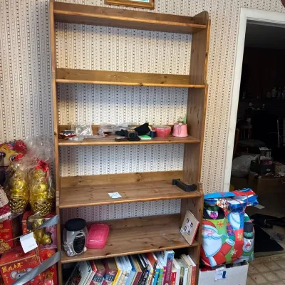 Classic Wooden Six Shelf Kitchen Unit