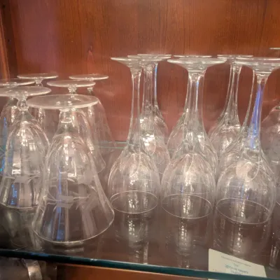 Sale Photo Thumbnail #9: Crystal glassware