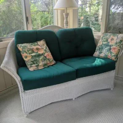 Indoor wicker furniture 