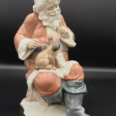 Lladró #6890 Santa’s Little Secret Lot 2 – Santa’s Magical Workshop with Original Box