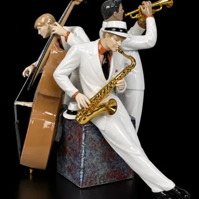 Lladró Limited Edition “Jazz Trio” Porcelain Figurine #1217/3000