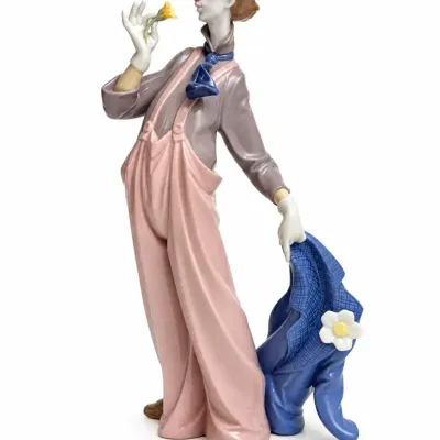 Lladro #6507 “A Mile of Style” Clown Figurine with Original Box