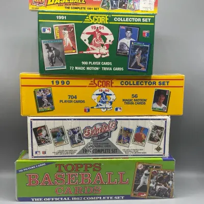 5 Sealed Baseball Card Sets
